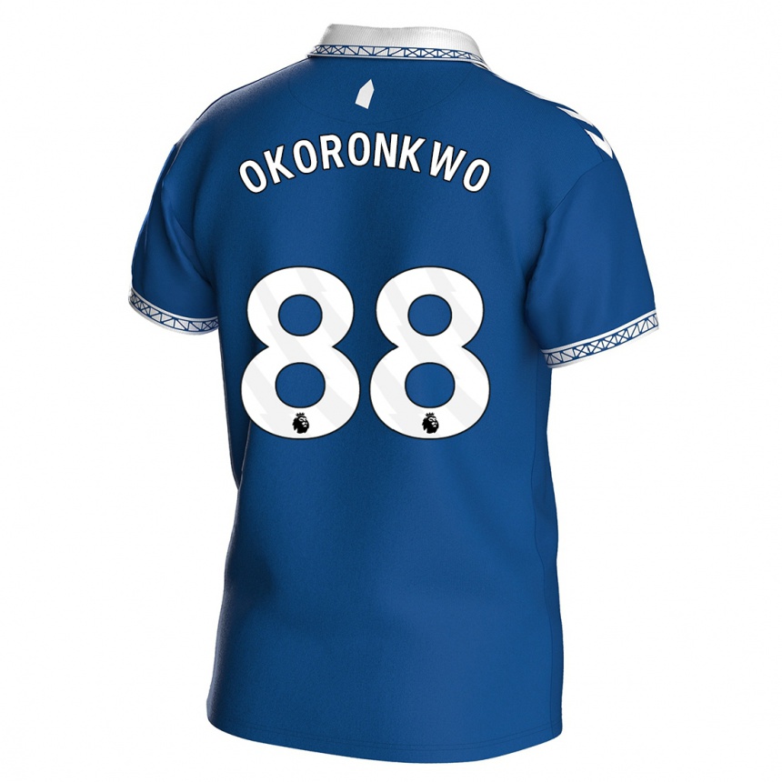 キッズフットボールフランシス・オコロンコ#88ロイヤルブルーホームシャツ2023/24ジャージーユニフォーム