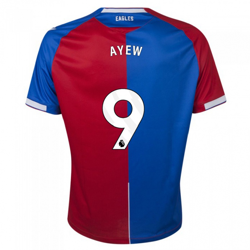 キッズフットボールアンドレ・アイェウ#9赤青ホームシャツ2023/24ジャージーユニフォーム