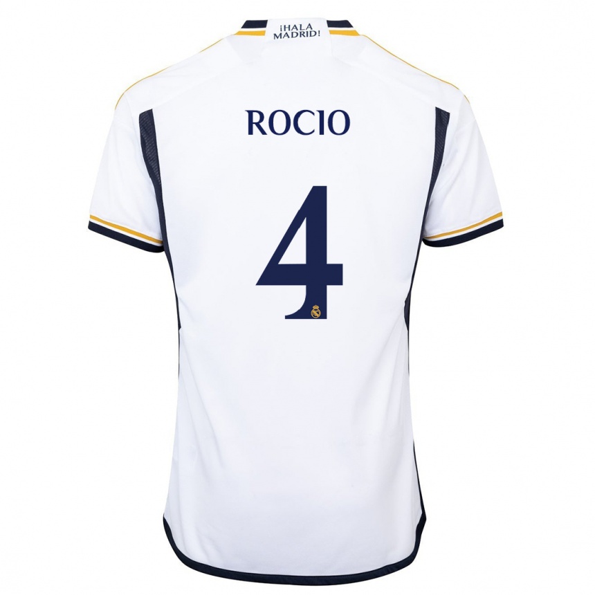キッズフットボールロシオ・ガルベス#4白ホームシャツ2023/24ジャージーユニフォーム