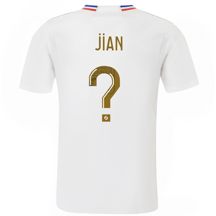 キッズフットボールTao Jian#0白ホームシャツ2023/24ジャージーユニフォーム
