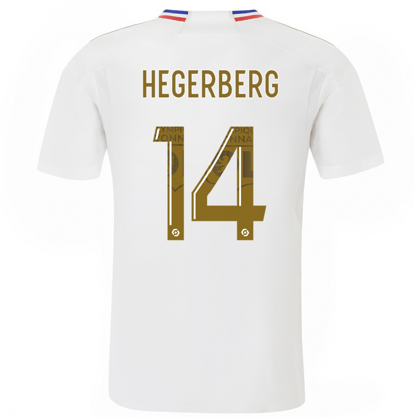 キッズフットボールアーダ・ヘーゲルベルグ#14白ホームシャツ2023/24ジャージーユニフォーム