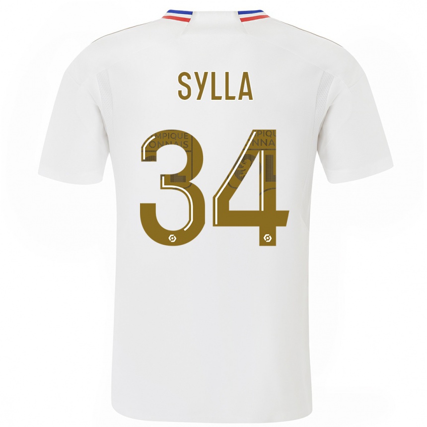 キッズフットボールキシャ シラ#34白ホームシャツ2023/24ジャージーユニフォーム