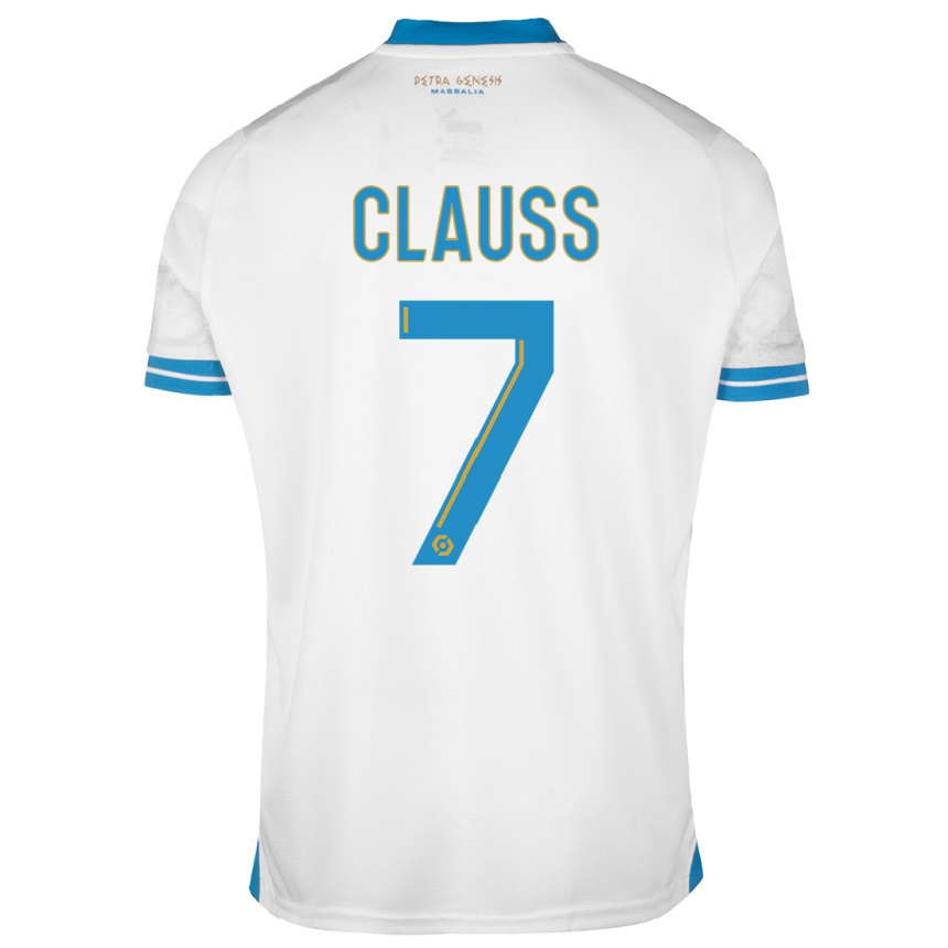 キッズフットボールジョナタン・クラウス#7白ホームシャツ2023/24ジャージーユニフォーム