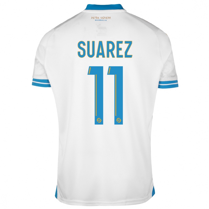 キッズフットボールルイス・アルベルト・スアレス#11白ホームシャツ2023/24ジャージーユニフォーム