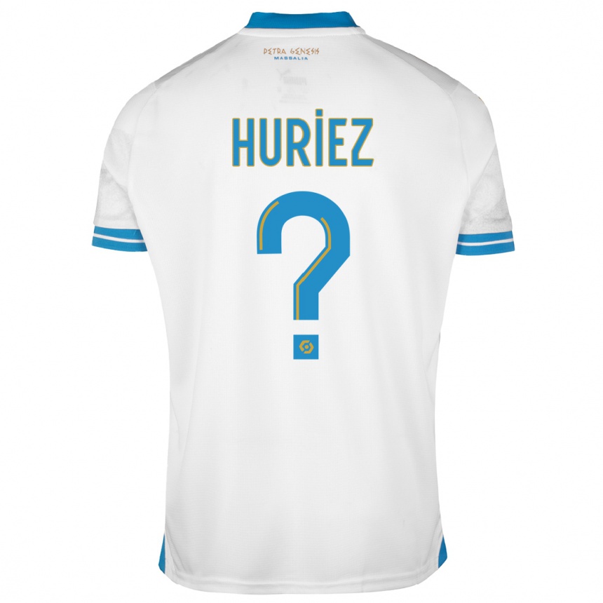 キッズフットボールエヴァン・ヒューリーズ#0白ホームシャツ2023/24ジャージーユニフォーム