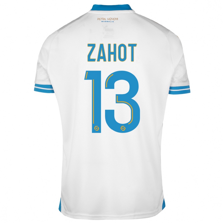 キッズフットボールサラ・ザホット#13白ホームシャツ2023/24ジャージーユニフォーム