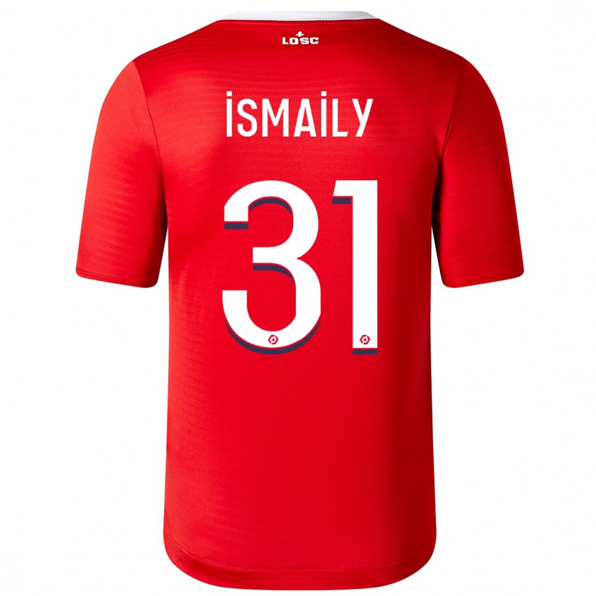 キッズフットボールアル・イスマイリーSc#31赤ホームシャツ2023/24ジャージーユニフォーム