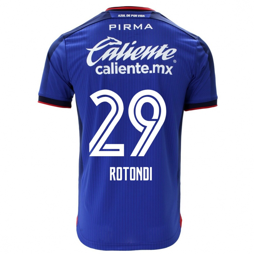 キッズフットボールカルロス・ロトンディ#29青ホームシャツ2023/24ジャージーユニフォーム