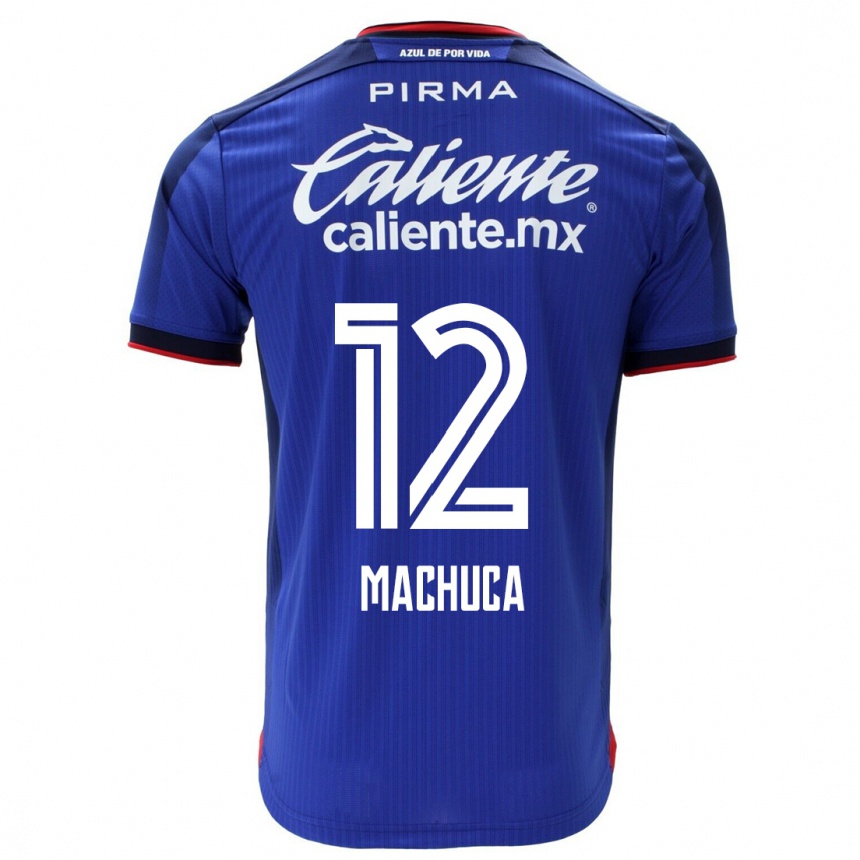 キッズフットボールガブリエラ・マチュカ#12青ホームシャツ2023/24ジャージーユニフォーム