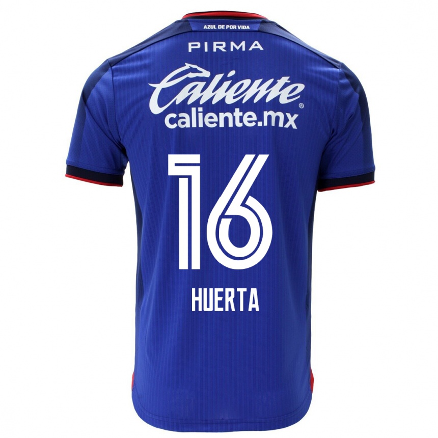 キッズフットボールアナ・ガブリエラ・ウエルタ#16青ホームシャツ2023/24ジャージーユニフォーム