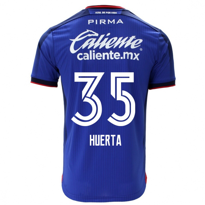 キッズフットボールレナータ・ウエルタ#35青ホームシャツ2023/24ジャージーユニフォーム