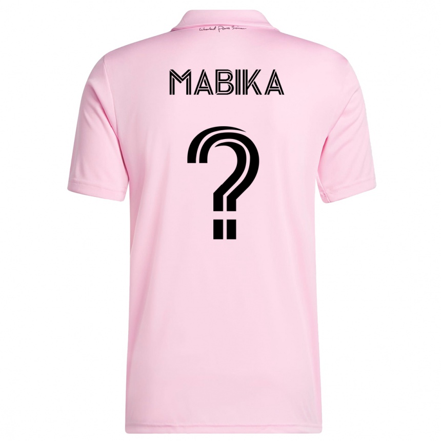 キッズフットボールアイメ・マビカ#0ピンクホームシャツ2023/24ジャージーユニフォーム
