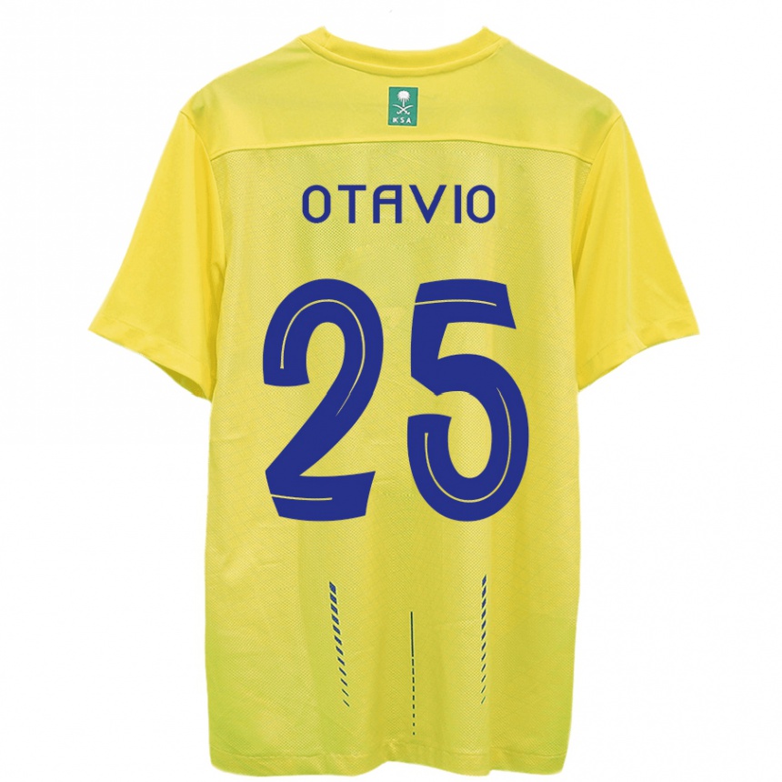 キッズフットボールオタビオ#25黄色ホームシャツ2023/24ジャージーユニフォーム