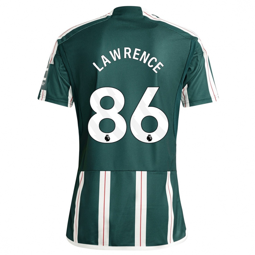 キッズフットボールデマーカス・ローレンス#86濃い緑色アウェイシャツ2023/24ジャージーユニフォーム