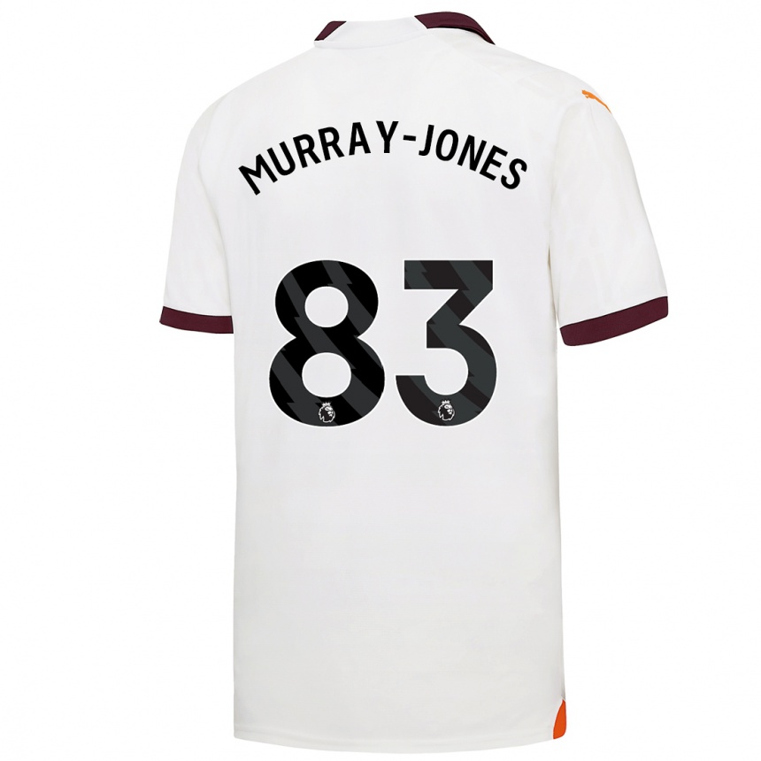 キッズフットボールジョージ・マレー・ジョーンズ#83白アウェイシャツ2023/24ジャージーユニフォーム