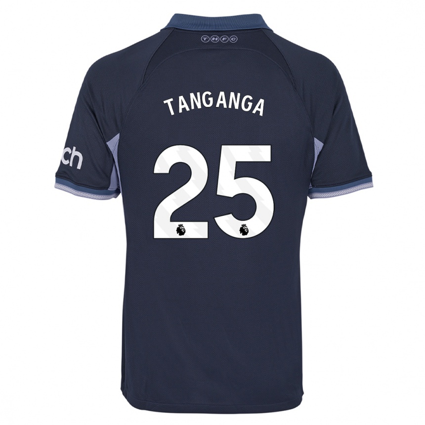 キッズフットボールジェイフェス・タンガンガ#25濃紺アウェイシャツ2023/24ジャージーユニフォーム