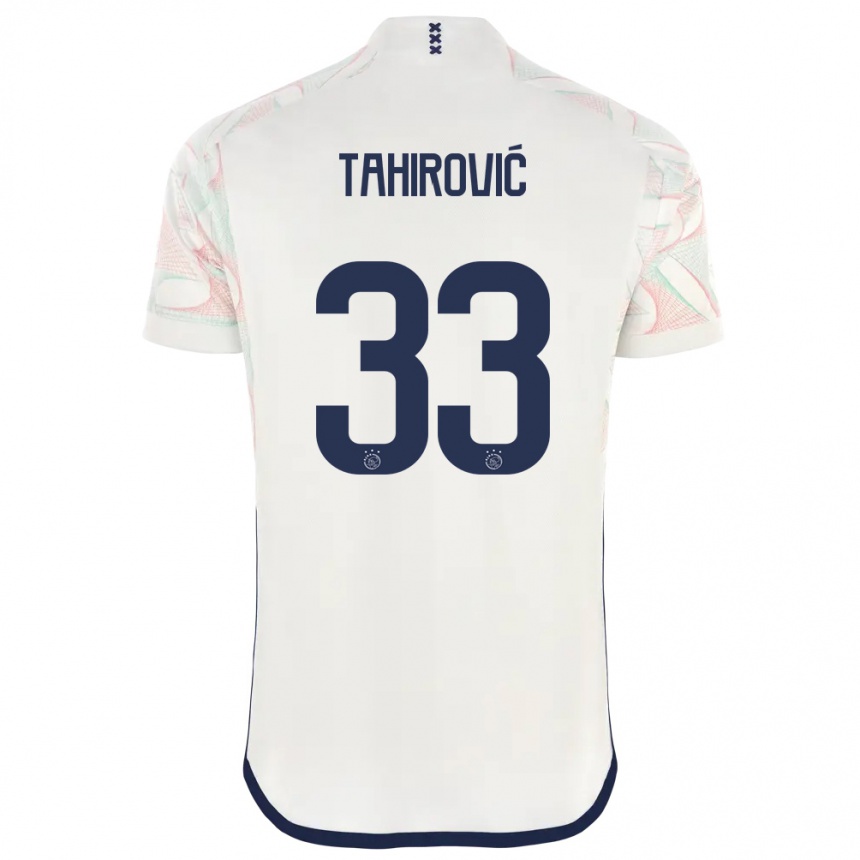 キッズフットボールベンヤミン・タヒロヴィッチ#33白アウェイシャツ2023/24ジャージーユニフォーム