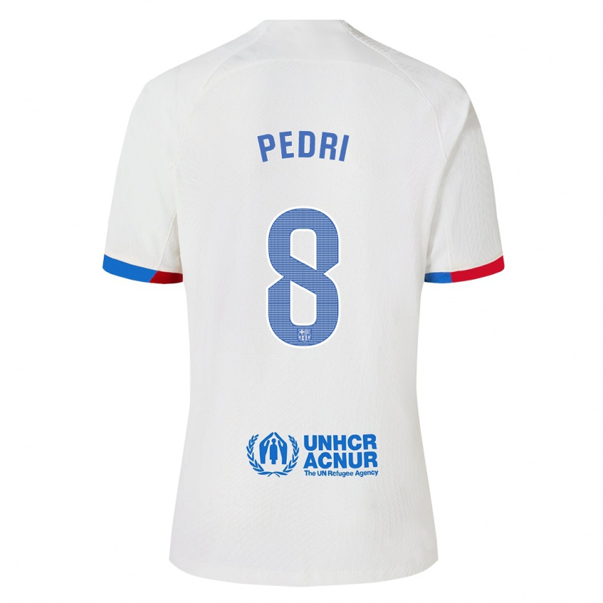 キッズフットボールペドロ・ゴンサレス・ロペス#8白アウェイシャツ2023/24ジャージーユニフォーム