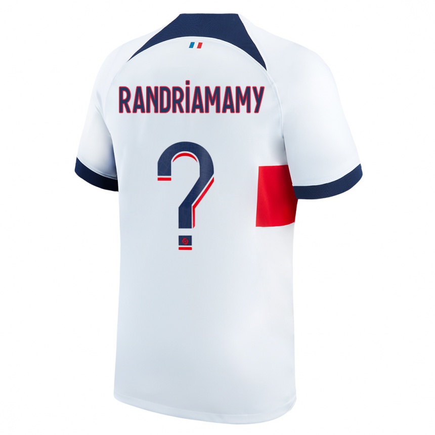 キッズフットボールマティアス・ランドリアマミー#0白アウェイシャツ2023/24ジャージーユニフォーム