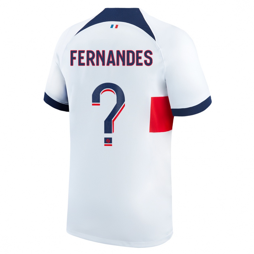 キッズフットボールアリッサ・フェルナンデス#0白アウェイシャツ2023/24ジャージーユニフォーム