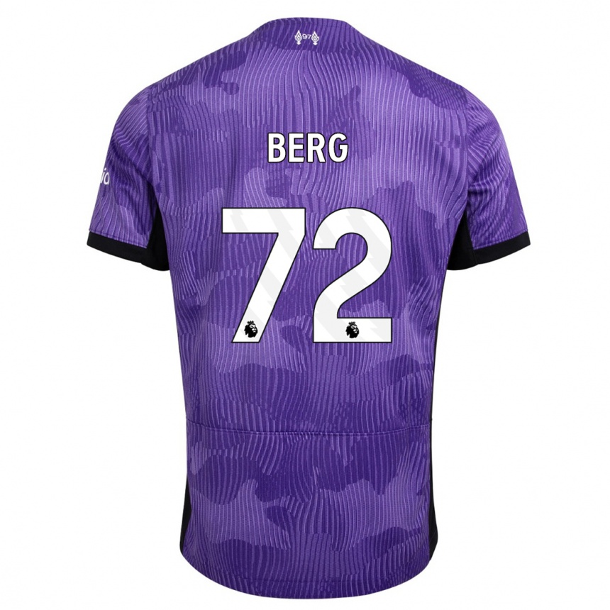 キッズフットボールセップ・ファン・デン・ベルフ#72紫サードユニフォームシャツ2023/24ジャージーユニフォーム