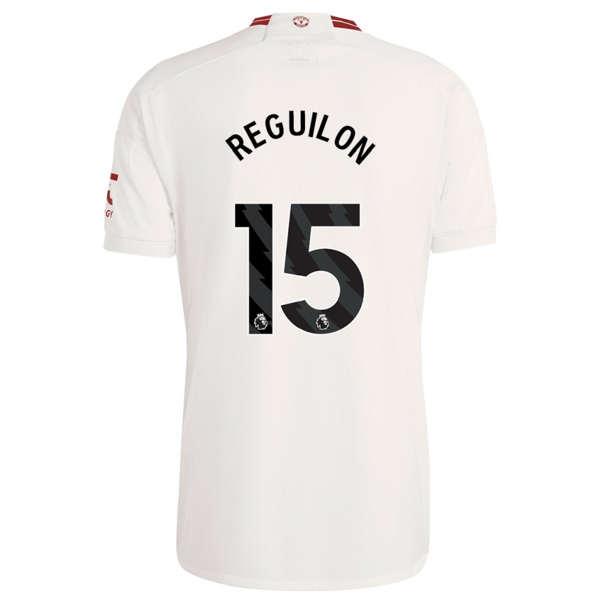 キッズフットボールセルヒオ・レギロン・ロドリゲス#15白サードユニフォームシャツ2023/24ジャージーユニフォーム