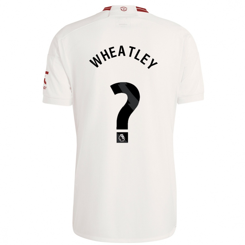 キッズフットボールイーサン・ジョゼフ・ウィートレイ#0白サードユニフォームシャツ2023/24ジャージーユニフォーム