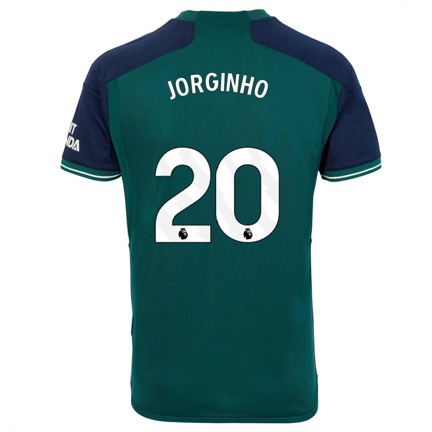キッズフットボールジョルジ・ルイス・フレーロ・フィーリョ#20緑サードユニフォームシャツ2023/24ジャージーユニフォーム