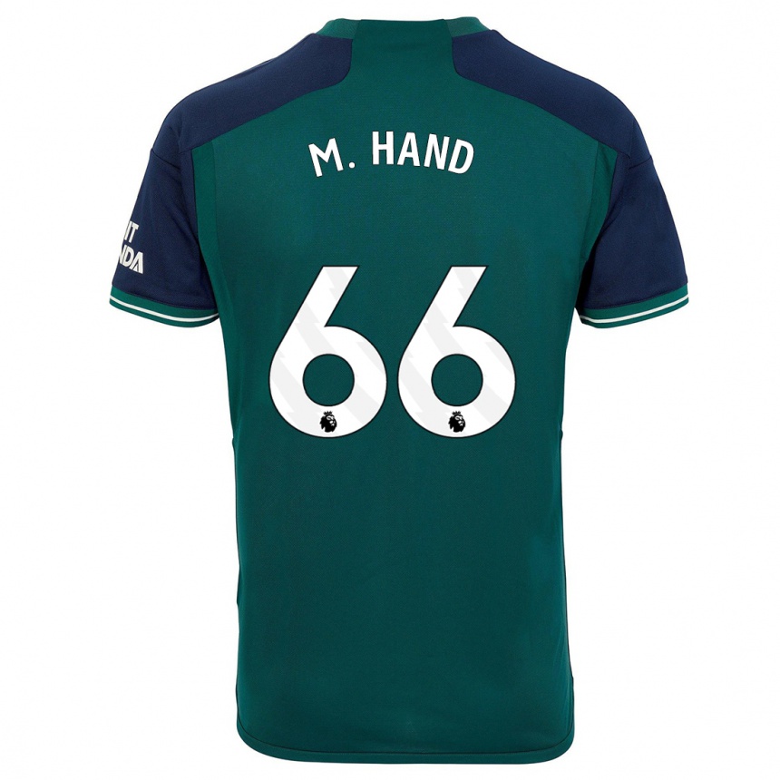 キッズフットボールイスマイル・オウラド・マハンド#66緑サードユニフォームシャツ2023/24ジャージーユニフォーム