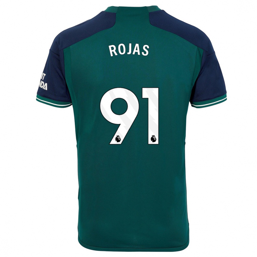 キッズフットボールアレクセイ・ロジャス#91緑サードユニフォームシャツ2023/24ジャージーユニフォーム