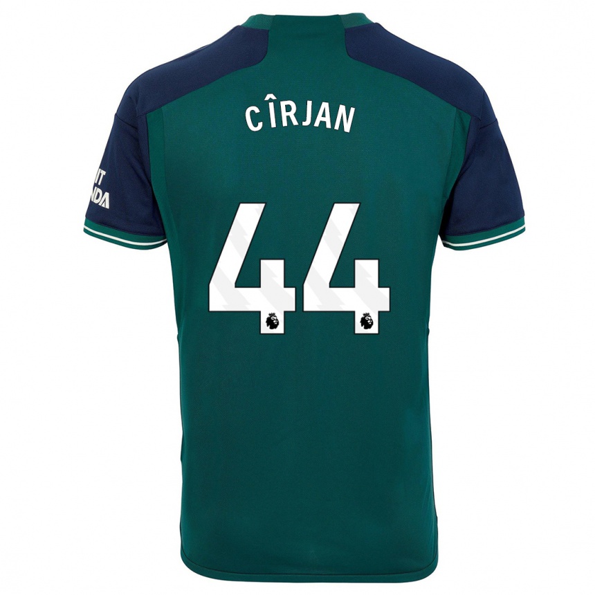 キッズフットボールカタリン・シルジャン#44緑サードユニフォームシャツ2023/24ジャージーユニフォーム