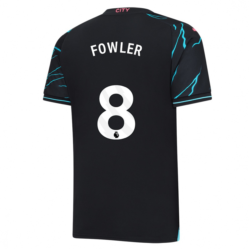 キッズフットボールメアリー・ファウラー#8濃紺サードユニフォームシャツ2023/24ジャージーユニフォーム