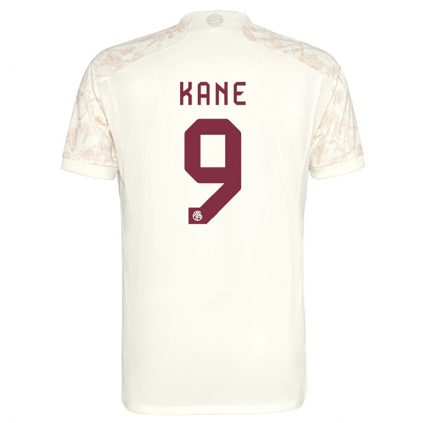 キッズフットボールハリー・ケイン#9オフホワイトサードユニフォームシャツ2023/24ジャージーユニフォーム