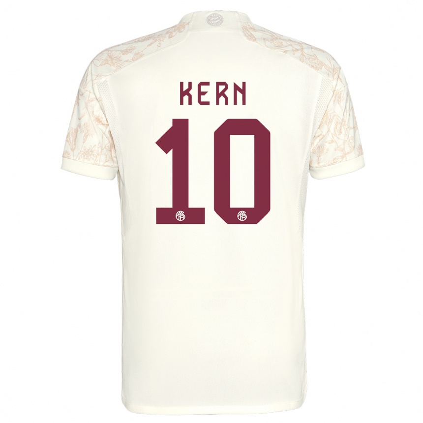 キッズフットボールティモ・ケルン#10オフホワイトサードユニフォームシャツ2023/24ジャージーユニフォーム