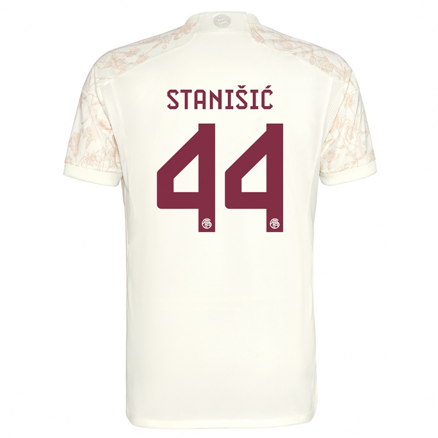 キッズフットボールヨシプ・スタニシッチ#44オフホワイトサードユニフォームシャツ2023/24ジャージーユニフォーム