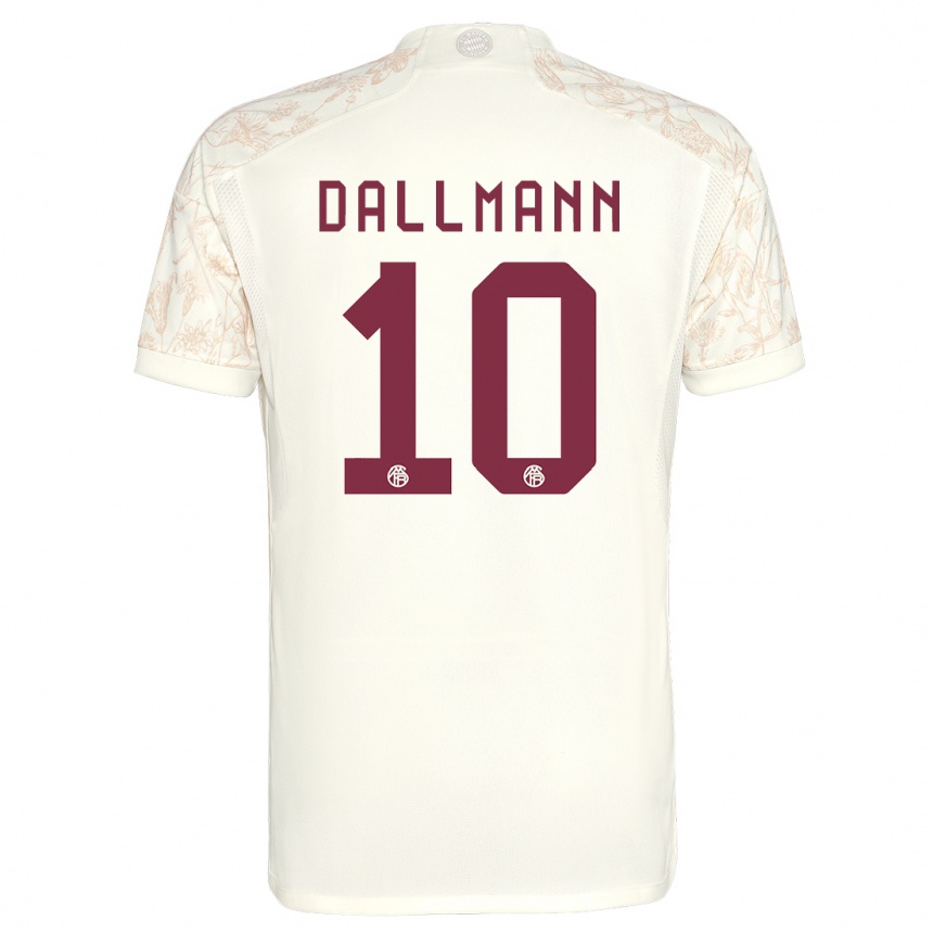 キッズフットボールリンダ・ダルマン#10オフホワイトサードユニフォームシャツ2023/24ジャージーユニフォーム
