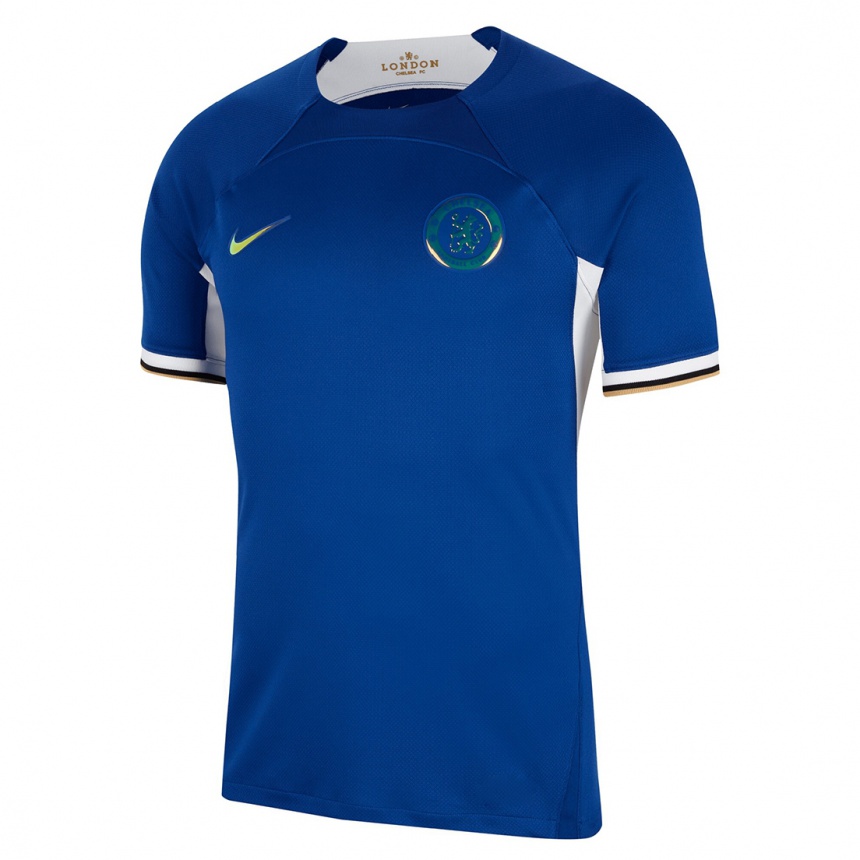 メンズフットボールレオ・キャストルディーン#54青ホームシャツ2023/24ジャージーユニフォーム