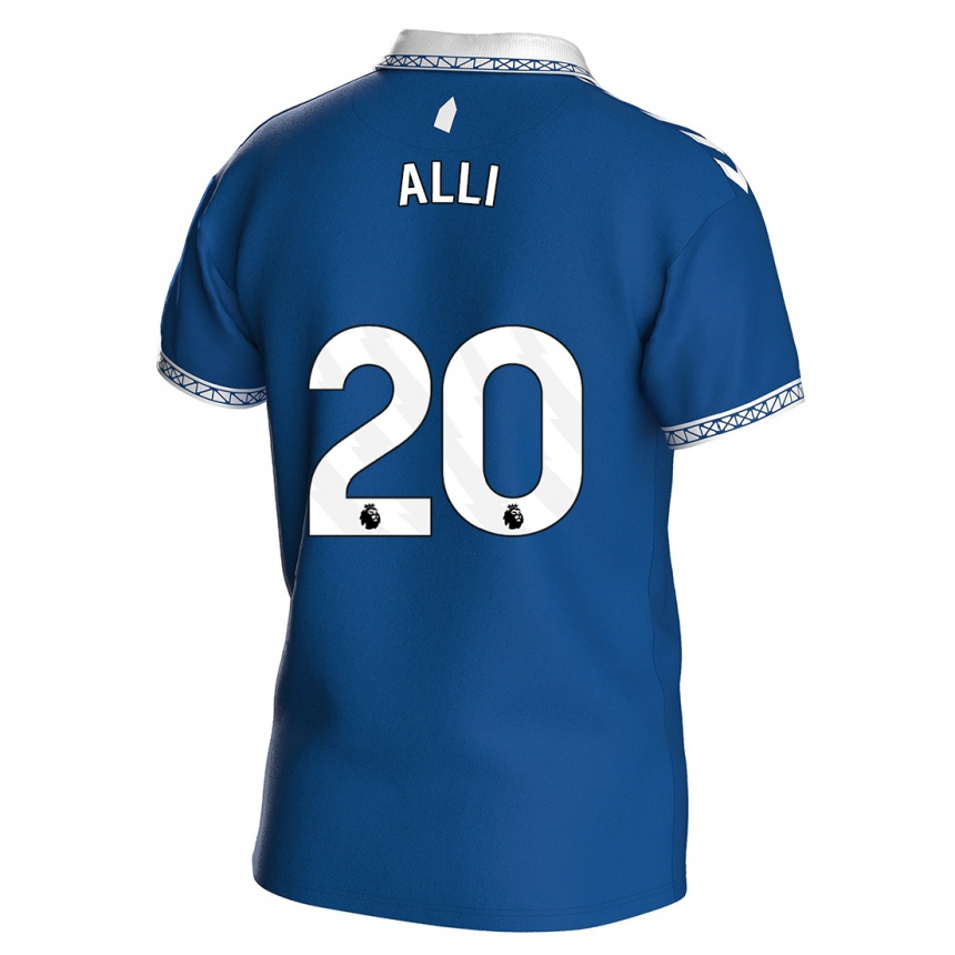 メンズフットボールデレ・アリ#20ロイヤルブルーホームシャツ2023/24ジャージーユニフォーム