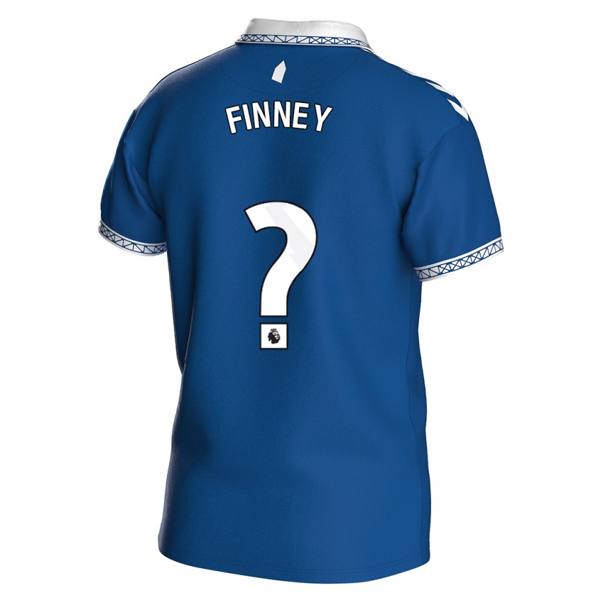 メンズフットボールジョージ・フィニー#0ロイヤルブルーホームシャツ2023/24ジャージーユニフォーム