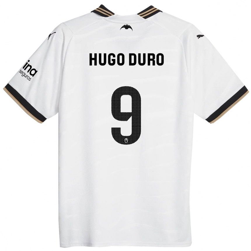 メンズフットボールウーゴ・ドゥロ#9白ホームシャツ2023/24ジャージーユニフォーム