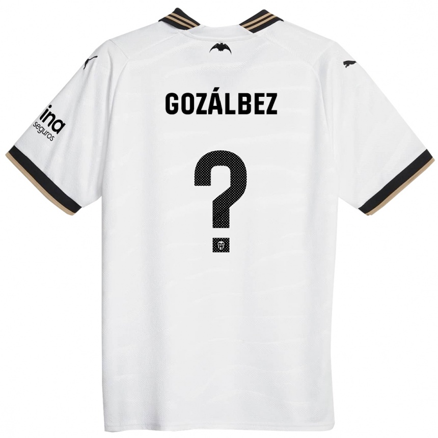 メンズフットボールパブロ・ゴザルベス・ジラベルト#0白ホームシャツ2023/24ジャージーユニフォーム