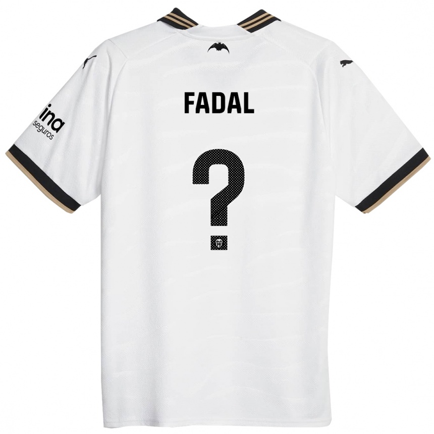 メンズフットボールアリ・ファダル#0白ホームシャツ2023/24ジャージーユニフォーム