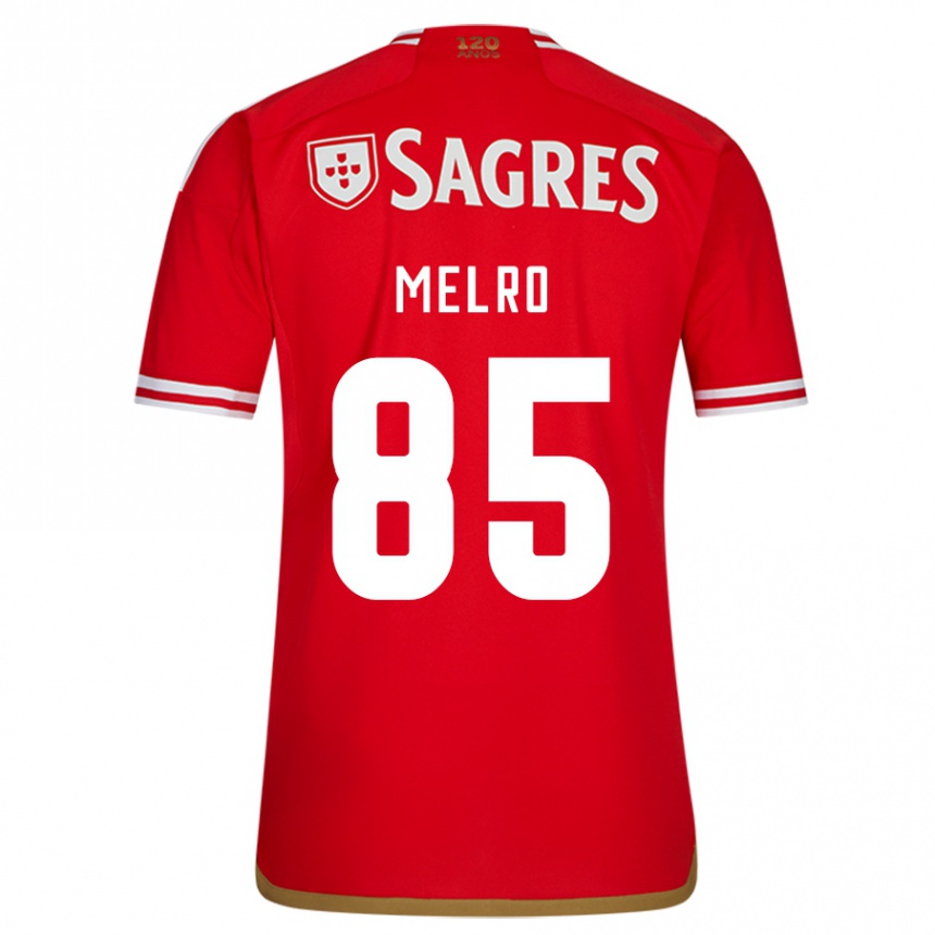 メンズフットボールホセ・メルロ#85赤ホームシャツ2023/24ジャージーユニフォーム