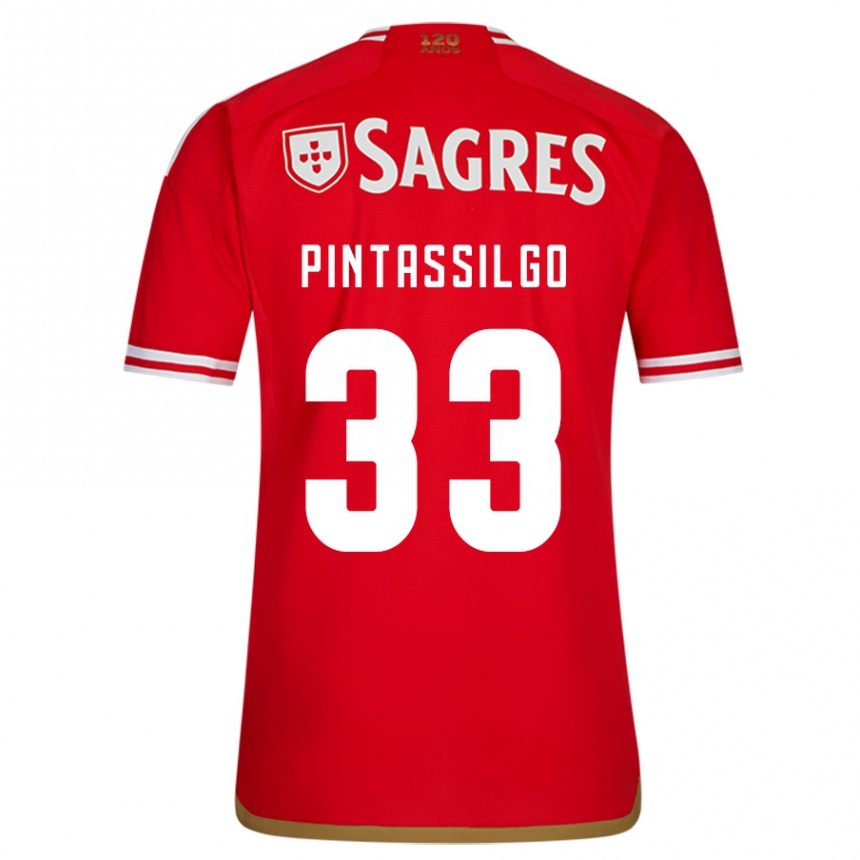 メンズフットボールララ・ピンタシルゴ#33赤ホームシャツ2023/24ジャージーユニフォーム