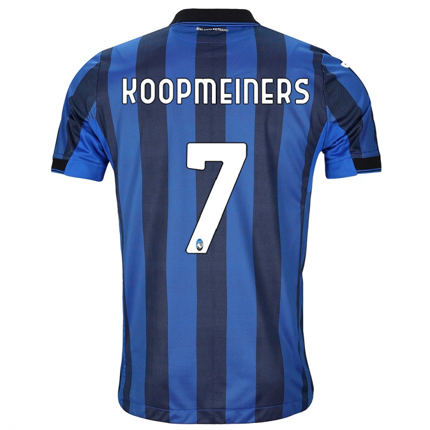 メンズフットボールトゥーン・コープマイネルス#7ブラックブルーホームシャツ2023/24ジャージーユニフォーム