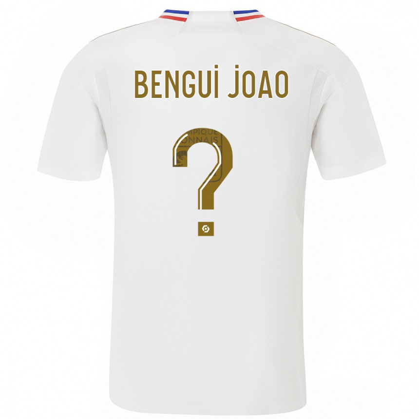 メンズフットボールジャスティン・ベンギ・ジョアン#0白ホームシャツ2023/24ジャージーユニフォーム