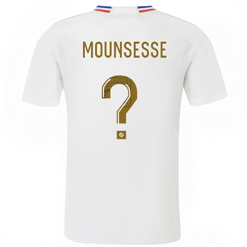 メンズフットボールジェレミー・ムンセス#0白ホームシャツ2023/24ジャージーユニフォーム