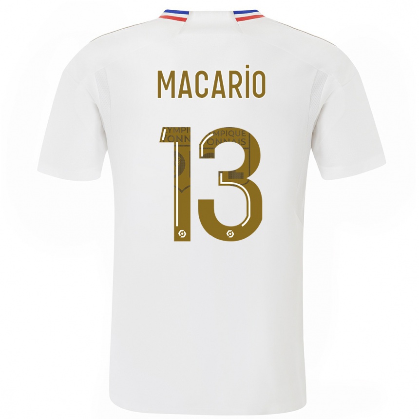 メンズフットボールカタリナ・マカリオ#13白ホームシャツ2023/24ジャージーユニフォーム