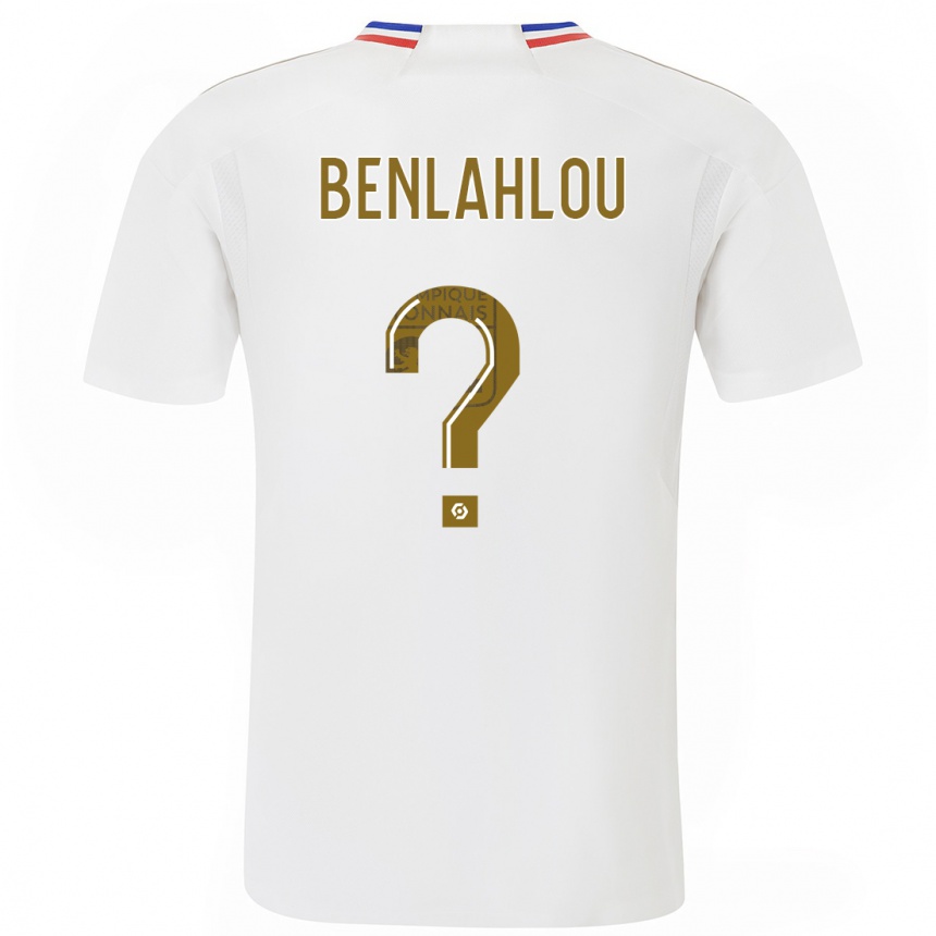 メンズフットボールダリル・ベンラールー#0白ホームシャツ2023/24ジャージーユニフォーム