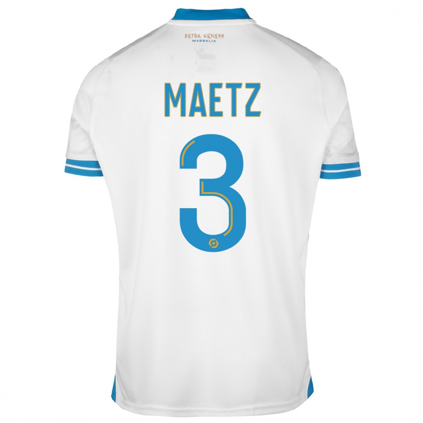 メンズフットボールアガット・メーツ#3白ホームシャツ2023/24ジャージーユニフォーム